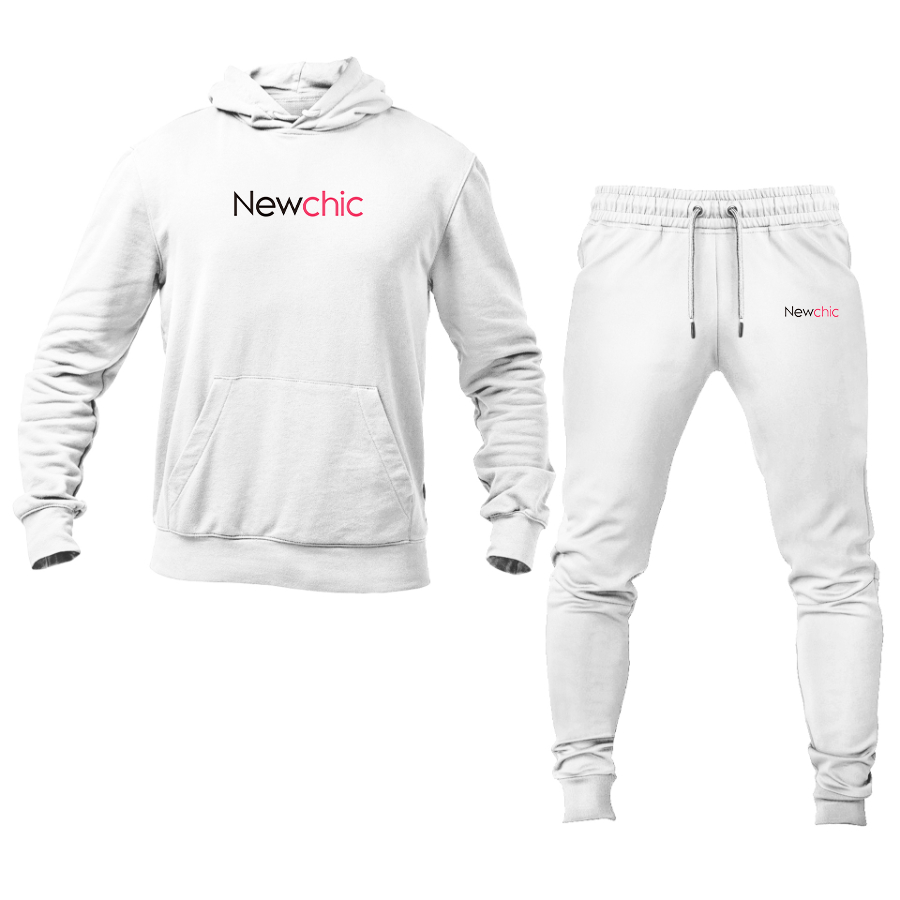 Men's Newchic Logo Hoodie Joggers Set