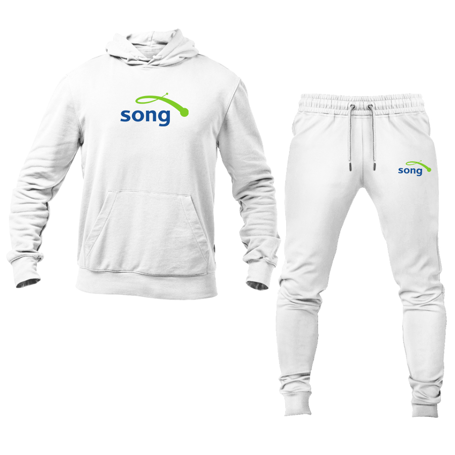 Men's Song Logo Hoodie Joggers Set