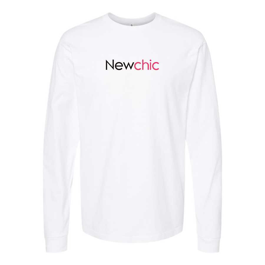 Men's Newchic Logo Cotton Long Sleeve T-Shirt