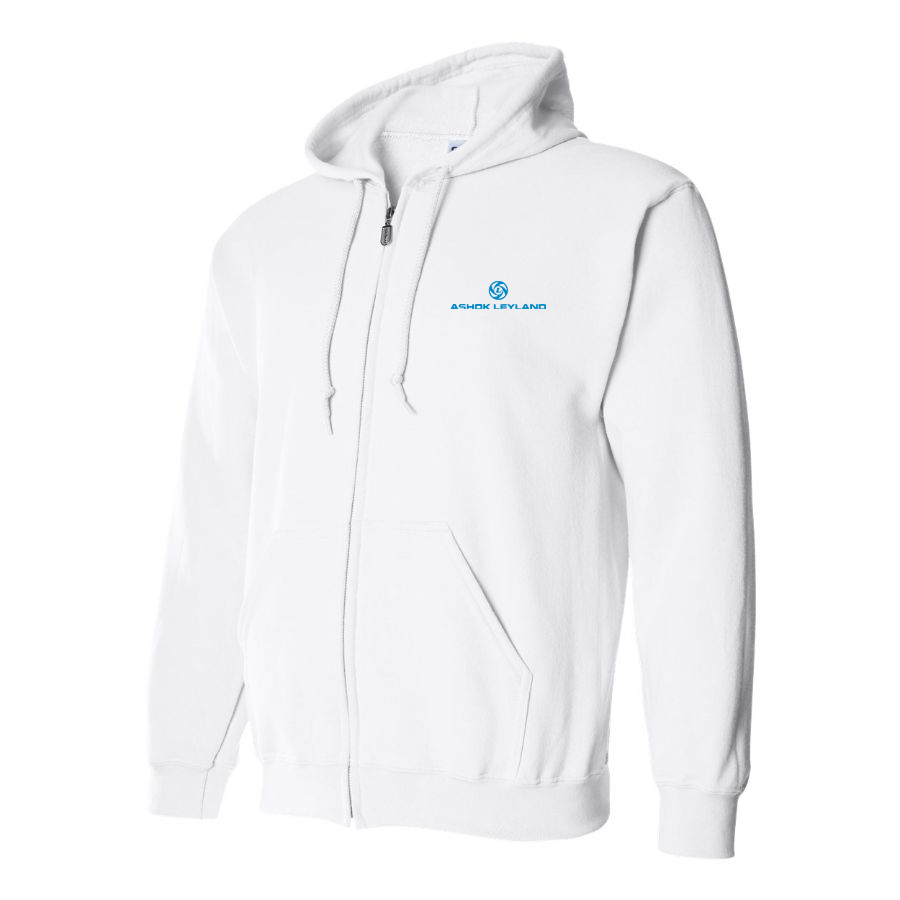 Men's Ashok Leyland Logo Zipper Hoodie