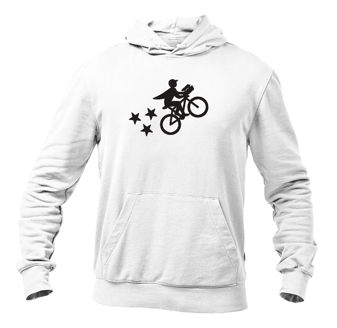 Men's  Postmates Bike Heavy Blend Hooded Sweatshirt