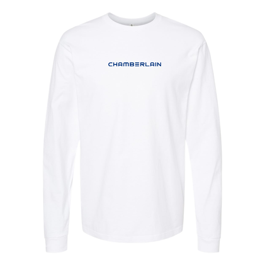 Men's Chamberlain Logo Cotton Long Sleeve T-Shirt