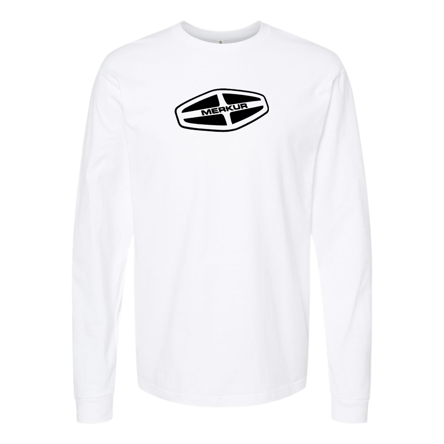 Men's Merkur Logo Cotton Long Sleeve T-Shirt