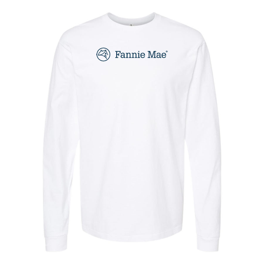 Men's  Fannie Mae Logo Cotton Long Sleeve T-Shirt