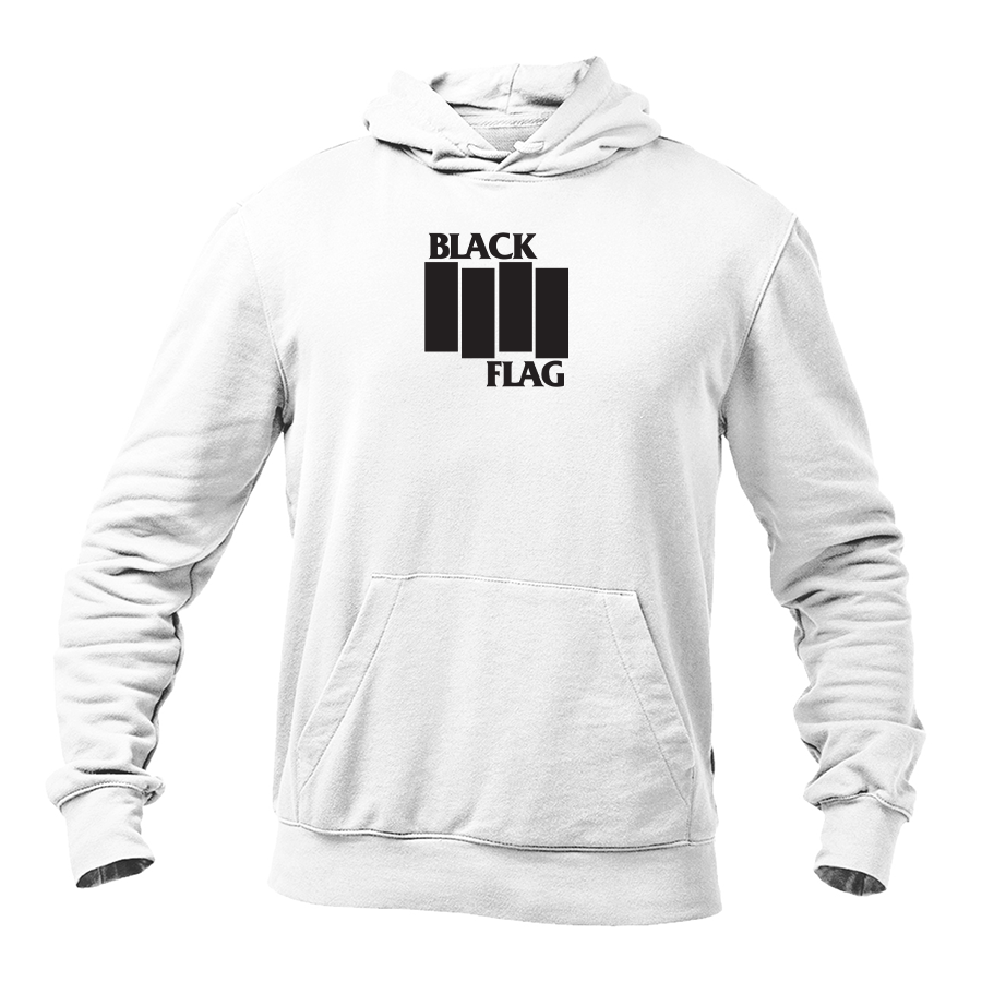 Men's Black Flag Logo Pullover Hoodie