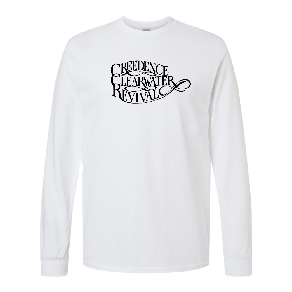 Men's Creedence Clearwater Revival Gildan Heavy Cotton Long Sleeve T-Shirt