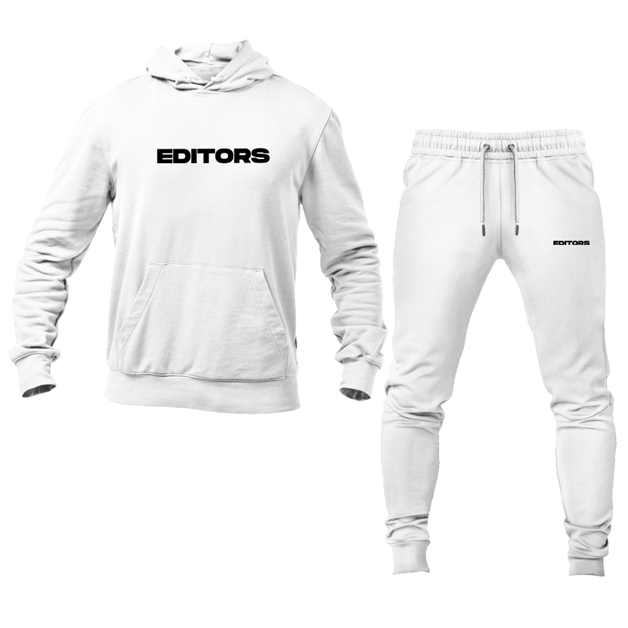 Men's Editors Logo Hoodie Joggers Set