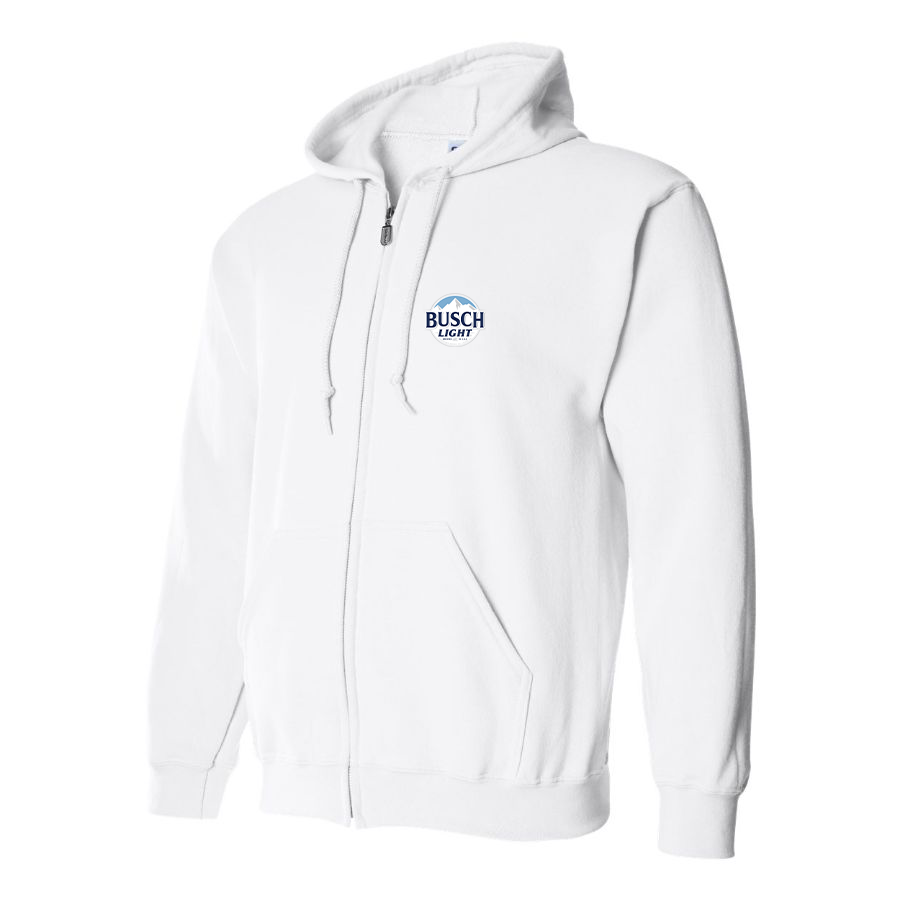 Men's Busch Light Logo Zipper Hoodie