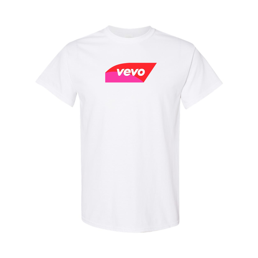 Men's Vevo Thumbnail Banner  Logo Cotton T-Shirt