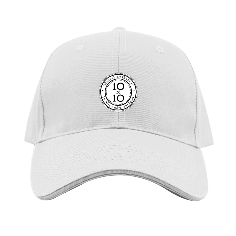 10x10 An Italian Theory Logo  Dad Baseball Cap Hat