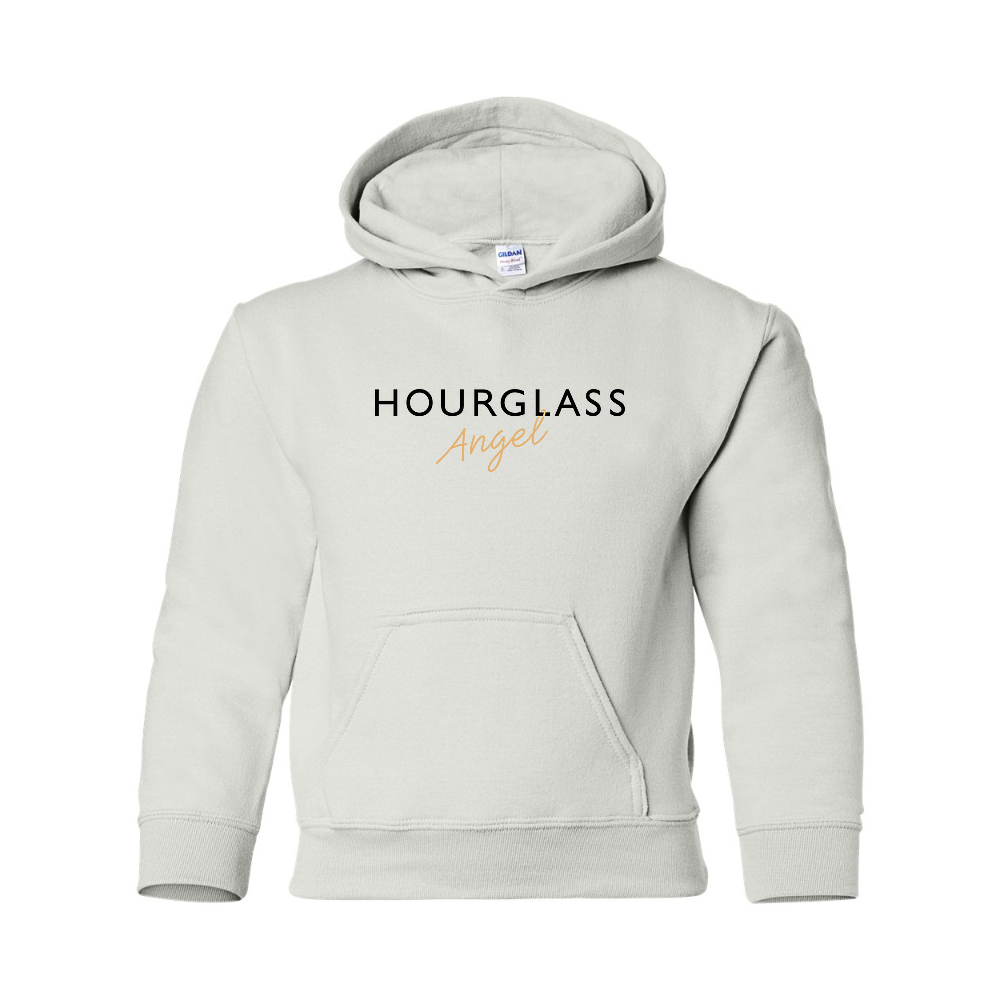 Youth Hourglass Angel Gildan Heavy Blend  Hooded Sweatshirt