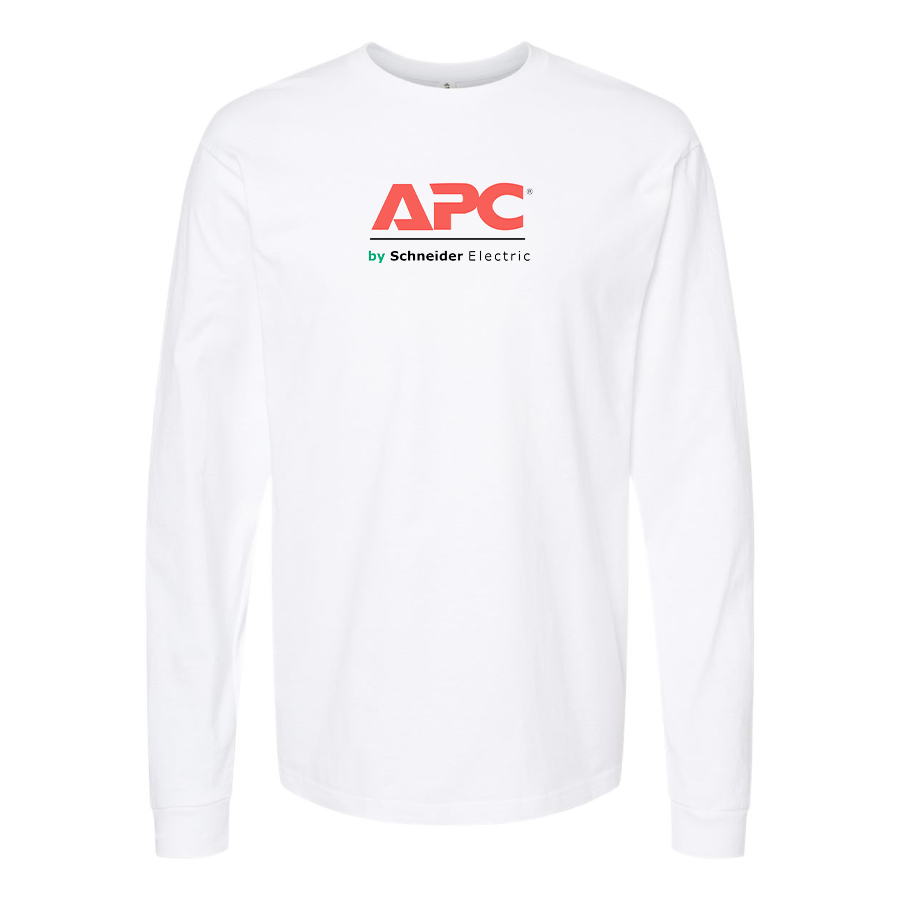 Men's APC  Logo Cotton Long Sleeve T-Shirt
