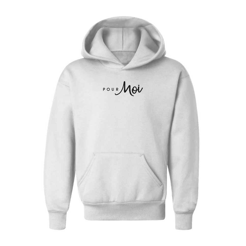 Youth  Pour Moi Logo  Pullover Hoodie