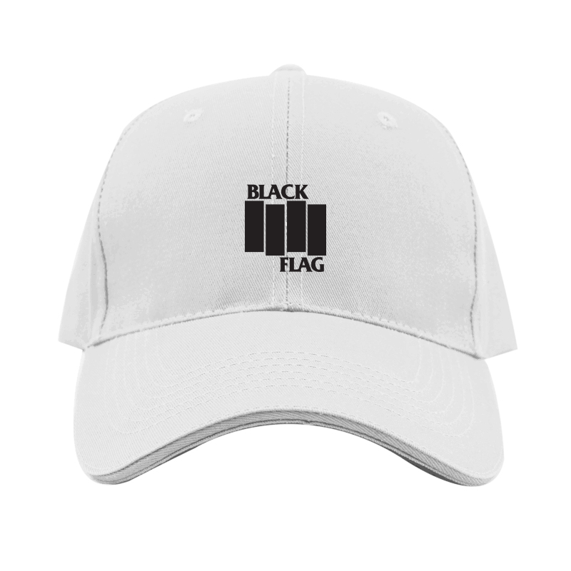 Black Flag Logo  Dad Baseball Cap Hat