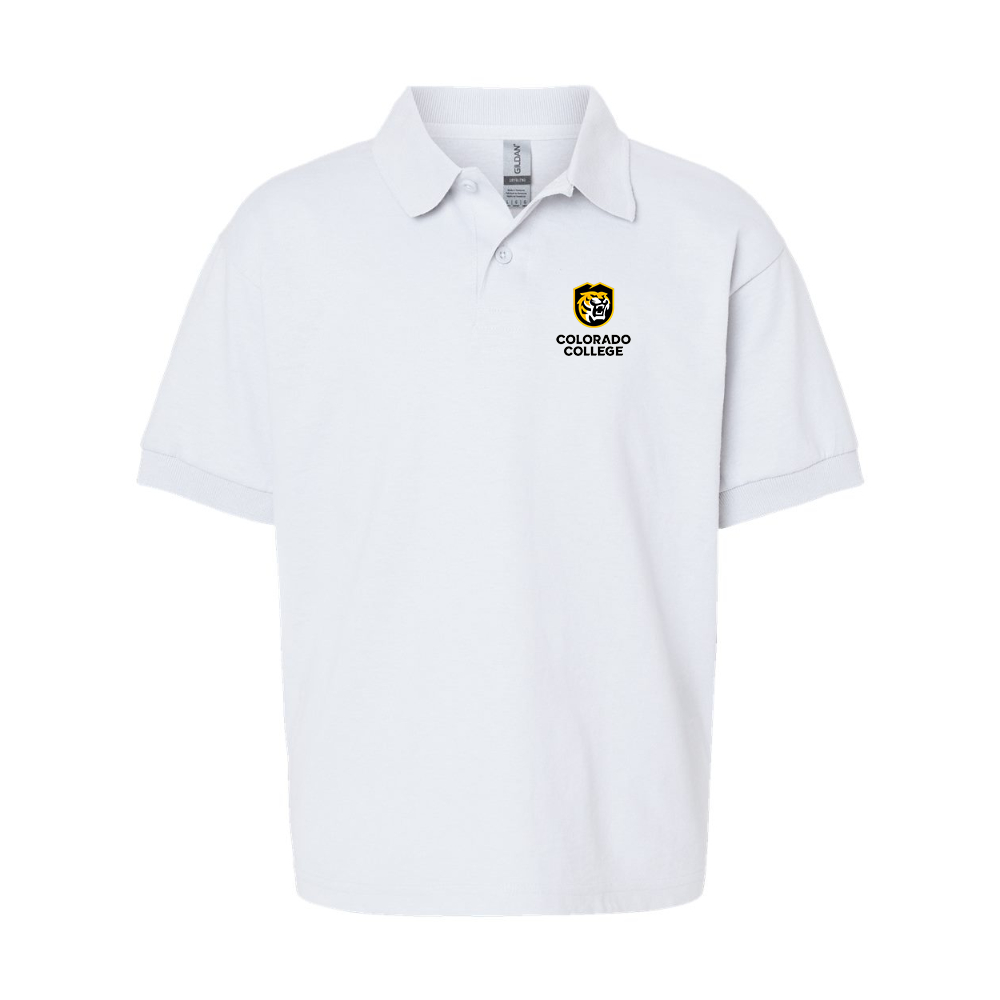 Youth Colorado College Tigers  Gildan Dry Blend Jersey Polo