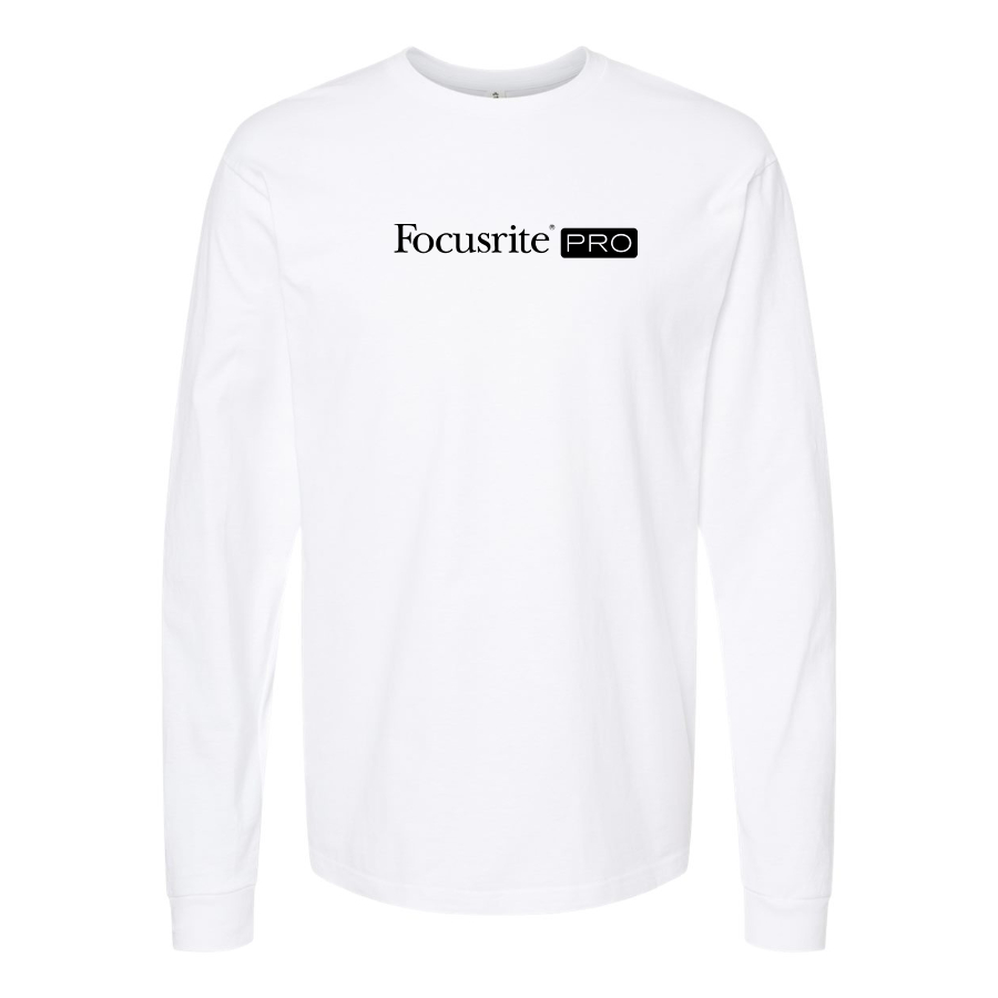Men's Focusrite Logo Cotton Long Sleeve T-Shirt