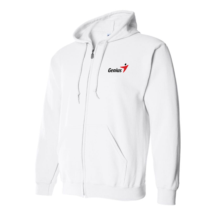 Men's Genius Logo Zipper Hoodie