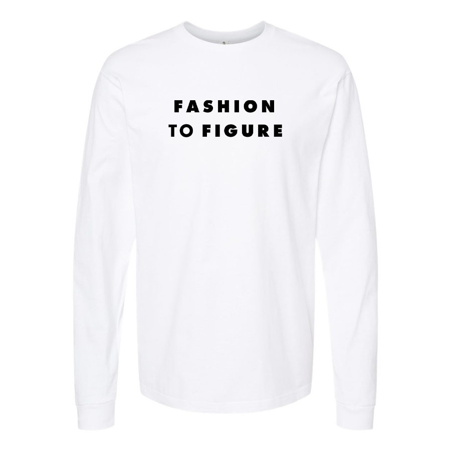 Men's Fashion To Figure Logo Cotton Long Sleeve T-Shirt