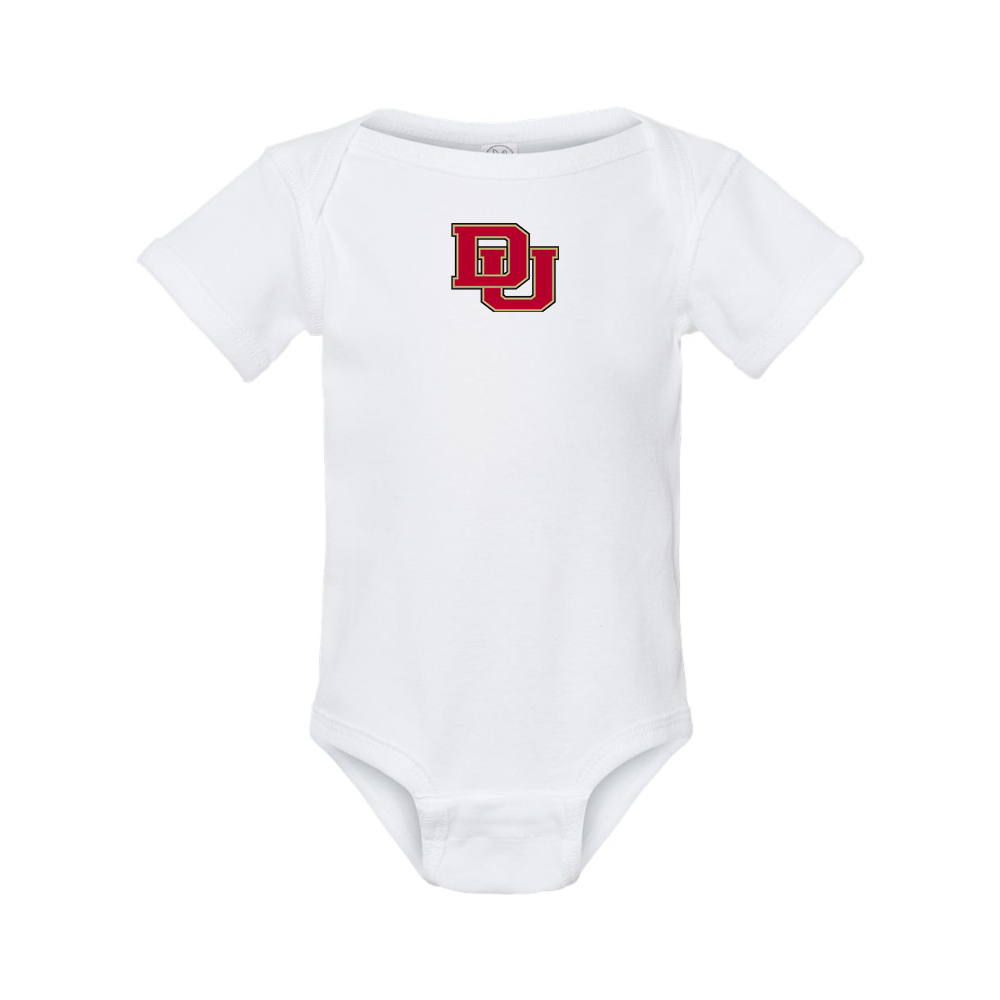 Denver Pioneers  Rabbit Skins Infant Baby Rib Bodysuit