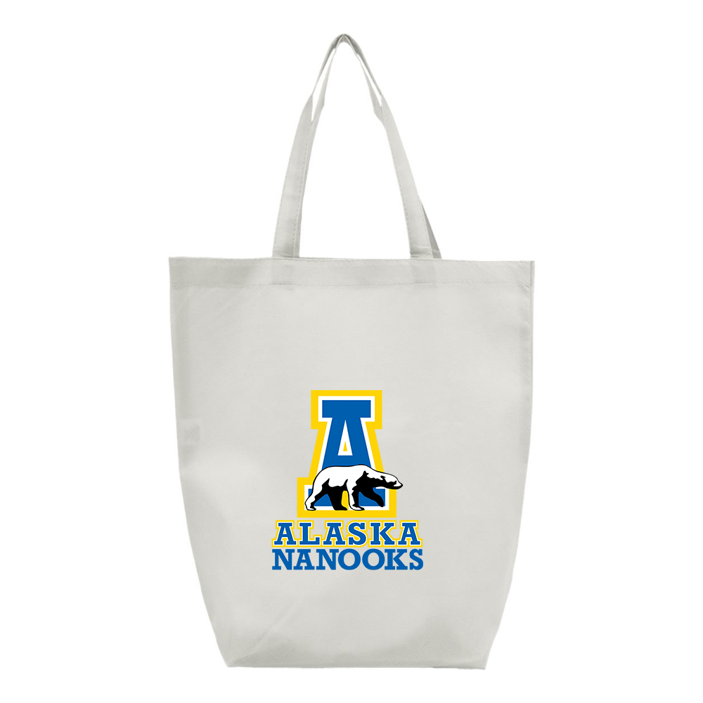 Alaska Nanooks Q-Tees Non-Woven Gusset Bottom Tote
