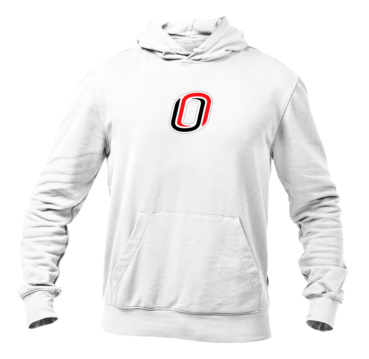 Men's Nebraska Omaha Mavericks Logo Pullover Hoodie
