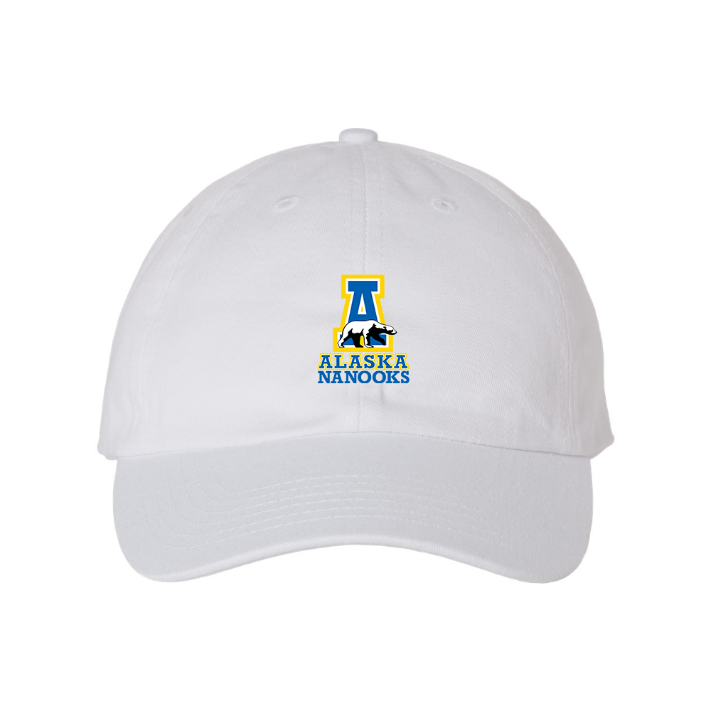 Alaska Nanooks  Valucap Adult Bio-Washed Classic Dad Hat
