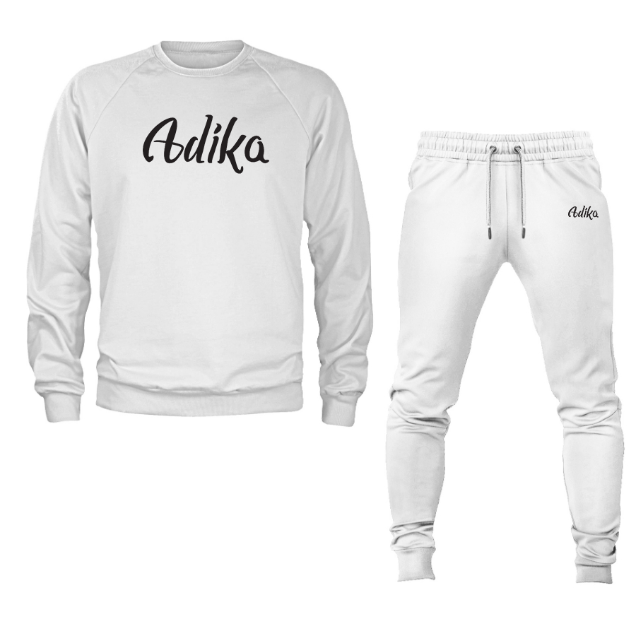 Men's Adika  Crewneck Sweatshirt Joggers Suit