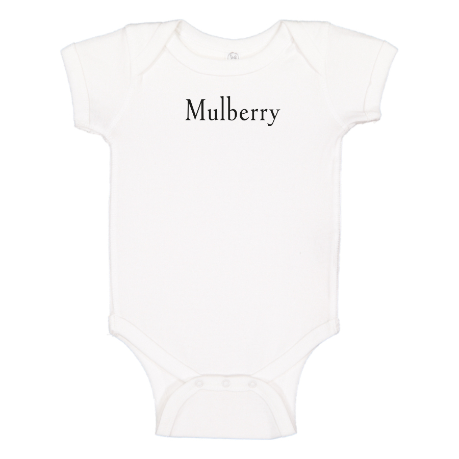 Mulberry  Logo Baby Onesie Romper