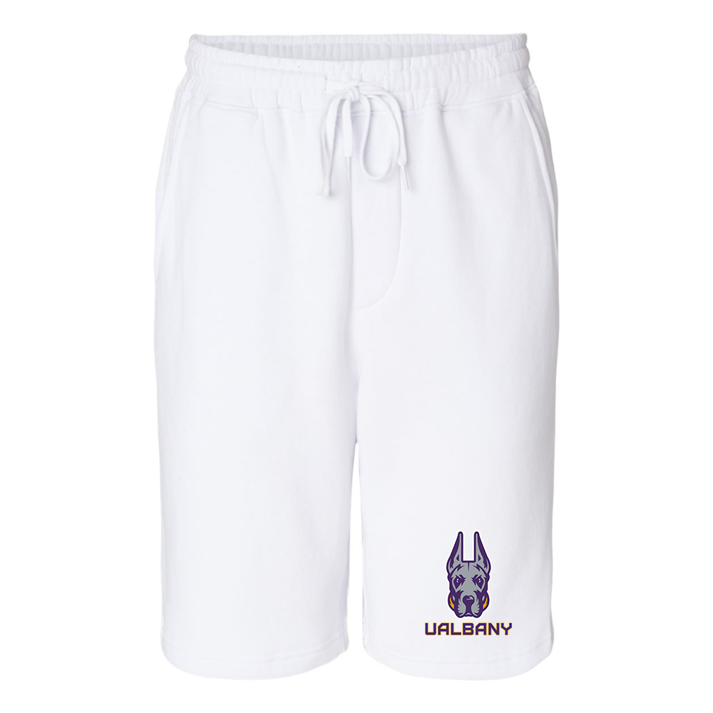 Men's Albany Great Danes  Independent Trading Co Midweight Fleece Shorts