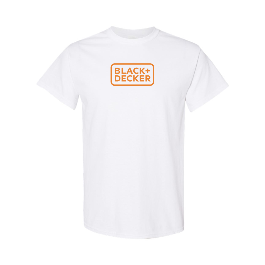 Men's Black Decker Logo Cotton T-Shirt