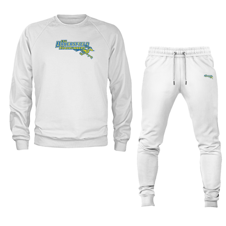 Men's  CSU-Bakersfield Roadrunners Crewneck Sweatshirt Joggers Suit