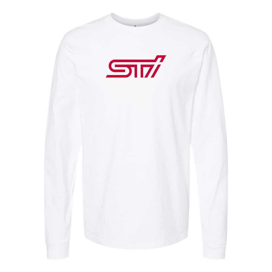 Men's STI Logo Cotton Long Sleeve T-Shirt