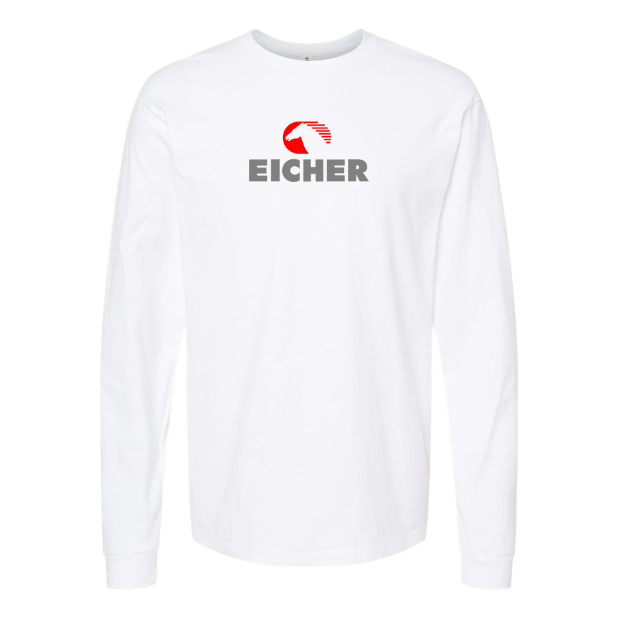 Men's Eicher Logo Cotton Long Sleeve T-Shirt