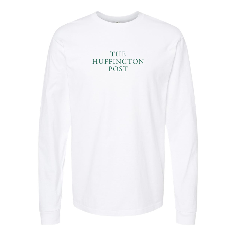 Men's The Huffington Post Logo Cotton Long Sleeve T-Shirt