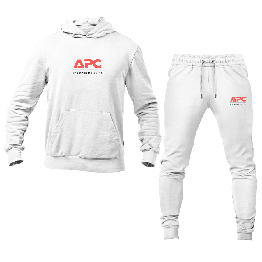 Men's APC Logo Hoodie Joggers Set
