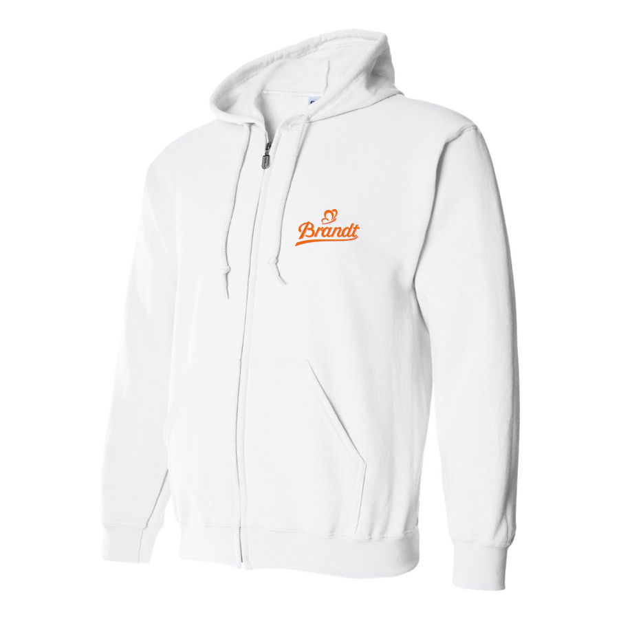 Men's Brandt Zwieback Logo Zipper Hoodie