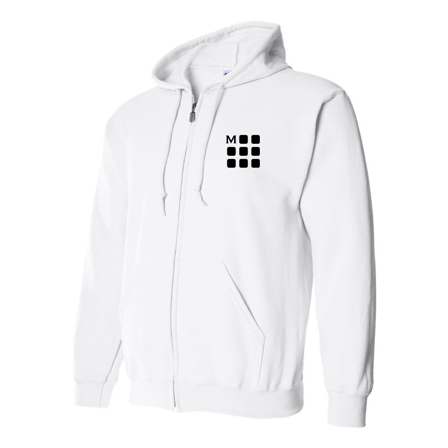 Men's Moleskine Icon Logo Zipper Hoodie