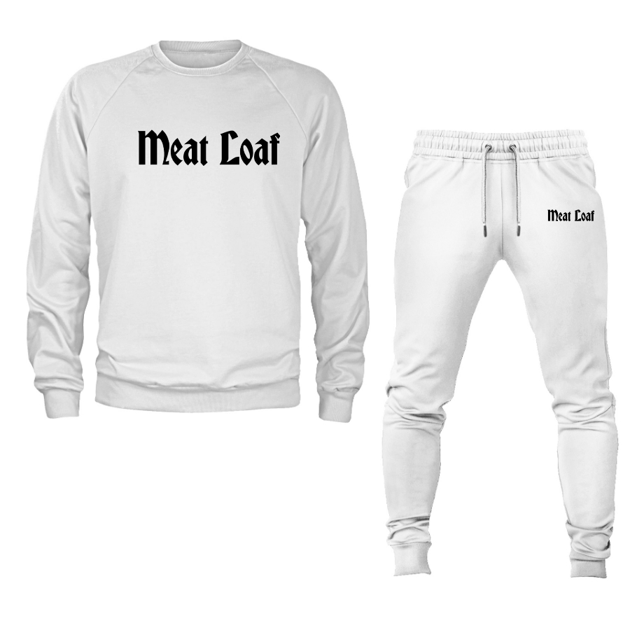 Men's Meat Loaf Crewneck Sweatshirt Joggers Suit