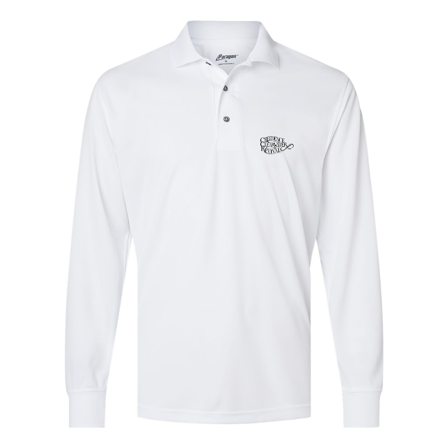 Men's  Creedence Clearwater Revival Paragon Prescott Long Sleeve Polo