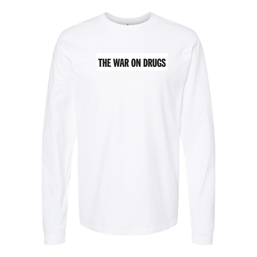Men's The War on Drugs Logo Cotton Long Sleeve T-Shirt