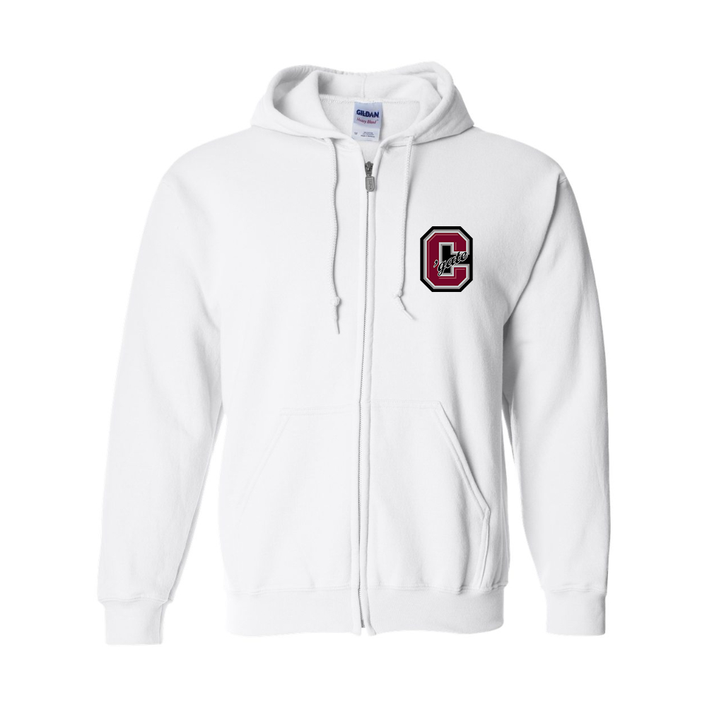 Men's  Colgate Raiders  Gildan  Heavy Blend Full Zip Hooded Sweatshirt