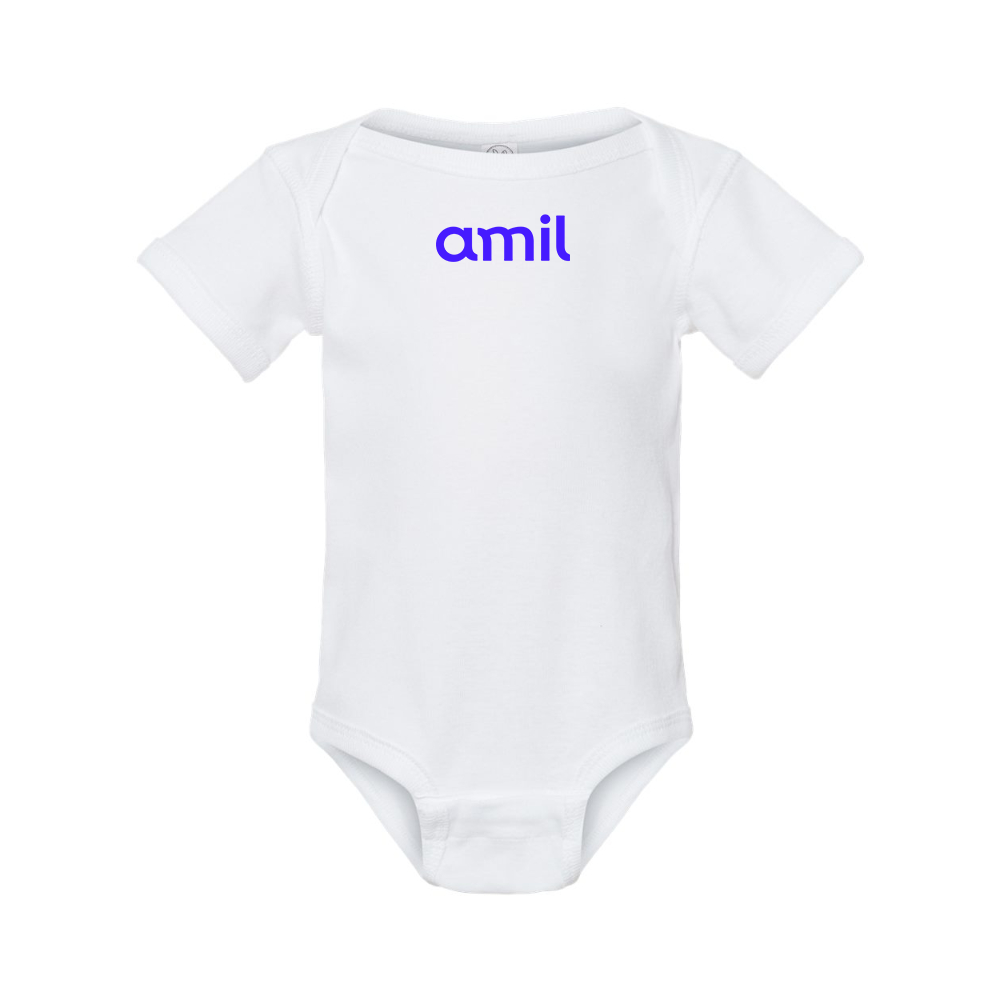 Amil  Rabbit Skins Infant Baby Rib Bodysuit