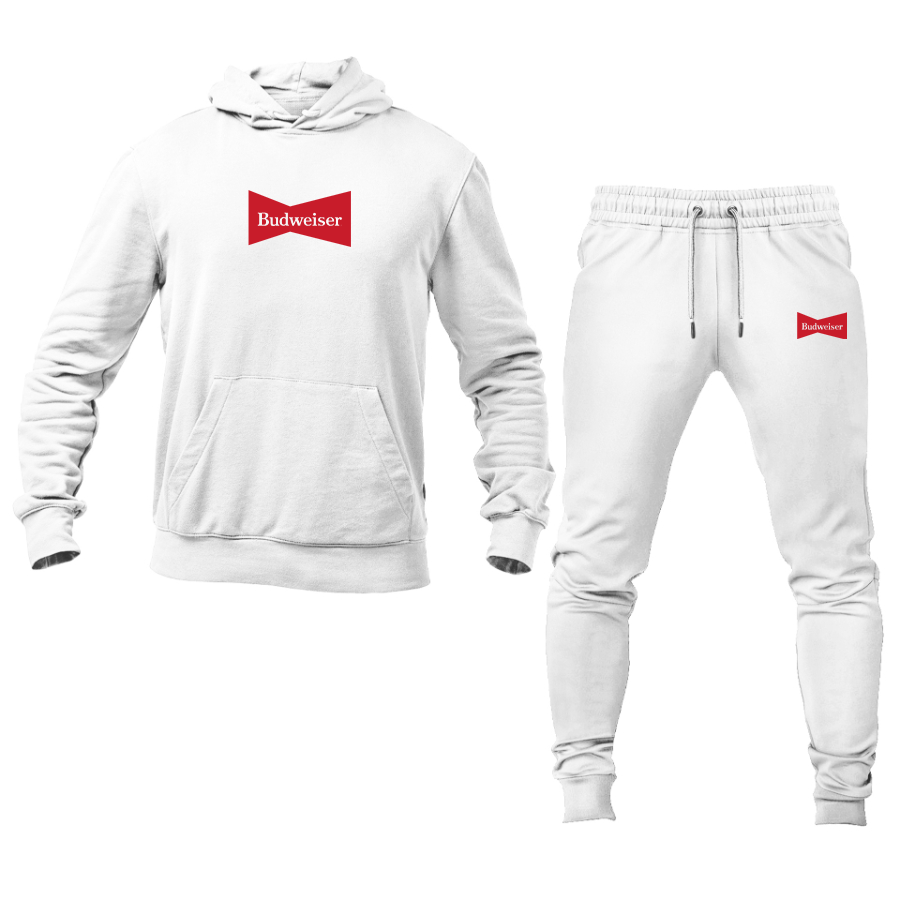 Men's Budweiser Logo Hoodie Joggers Set