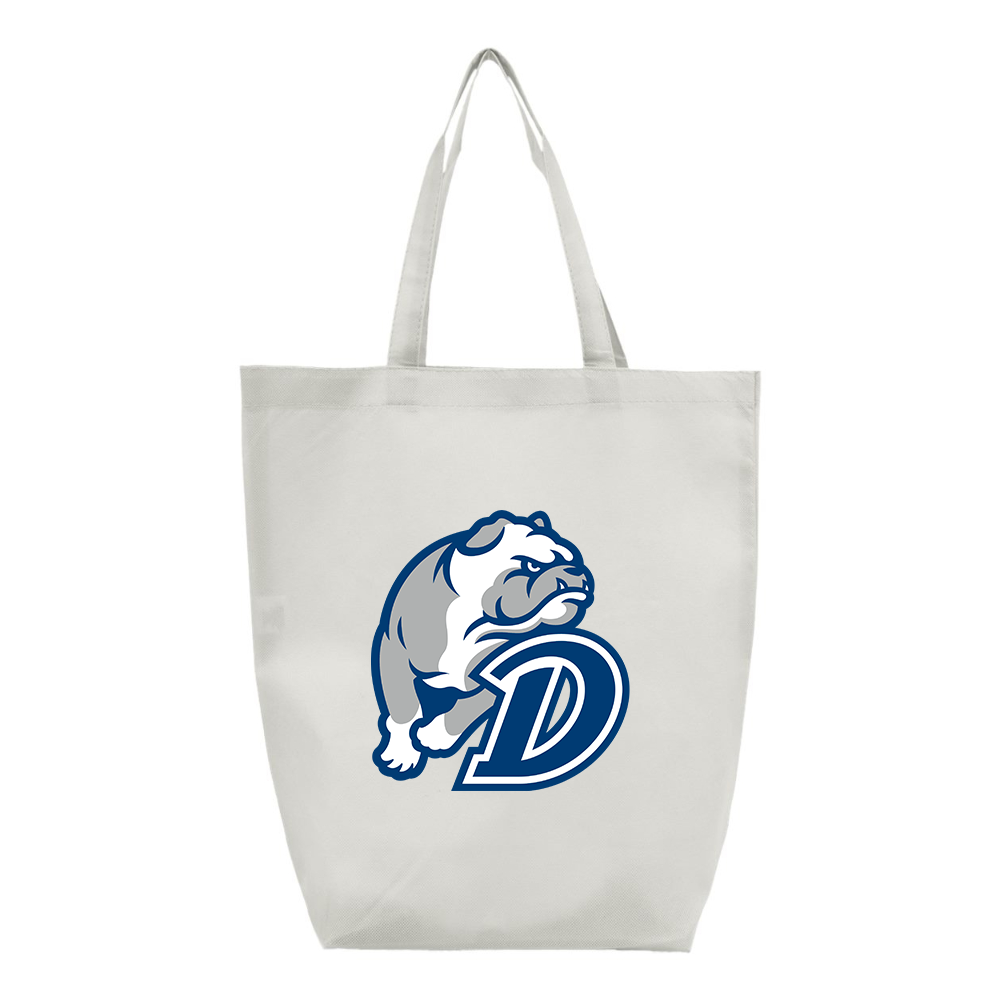 Drake Bulldogs Q-Tees Non-Woven Gusset Bottom Tote