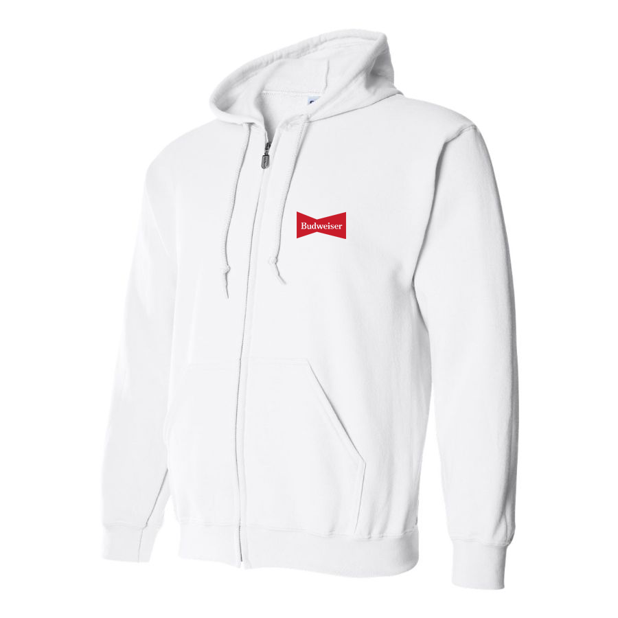 Men's Budweiser Logo Zipper Hoodie