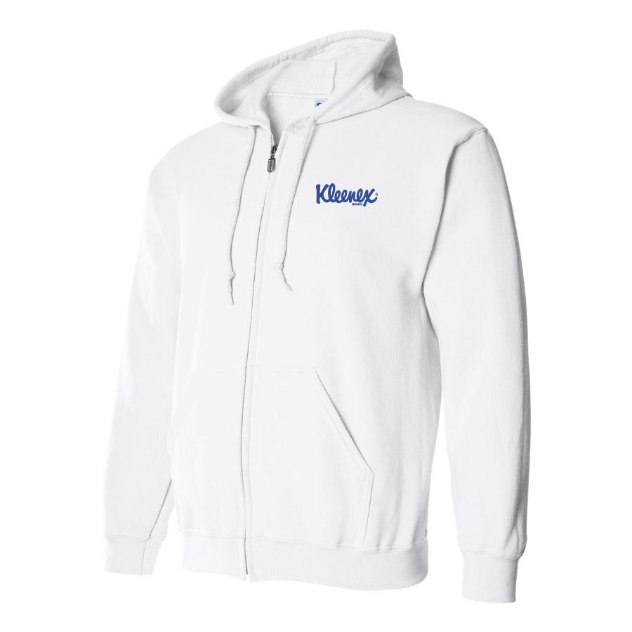 Men's Kleenex Logo Zipper Hoodie