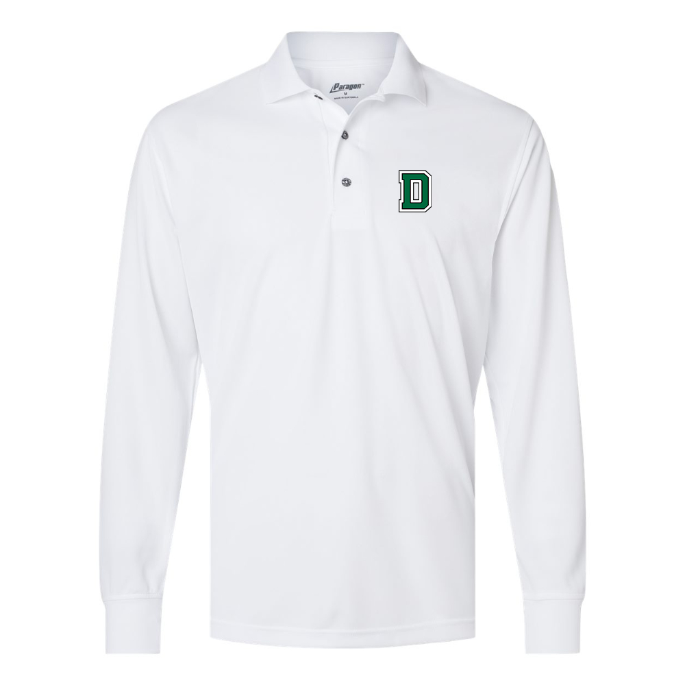Men's Dartmouth Big Green Paragon Prescott Long Sleeve Polo