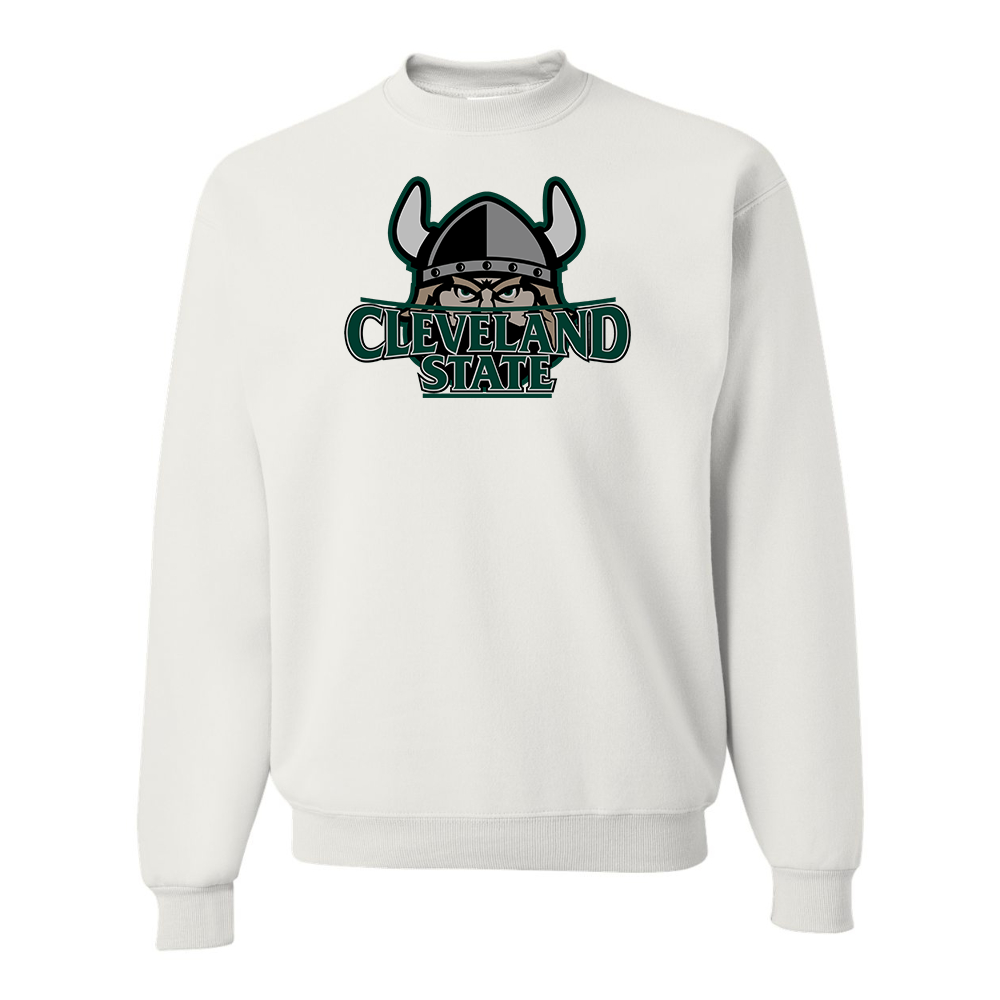 Men's Cleveland State Vikings JERZEES NuBlend Crewneck Sweatshirt