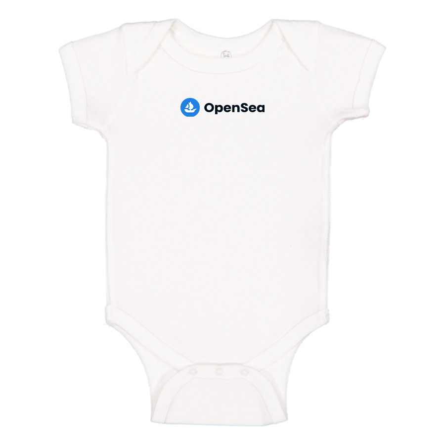 OpenSea Logo Baby Onesie Romper