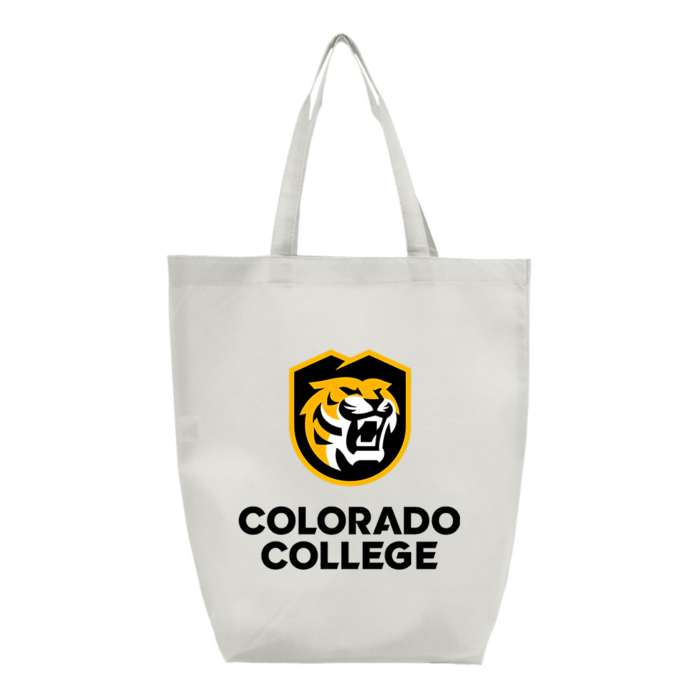 Colorado College Tigers Q-Tees Non-Woven Gusset Bottom Tote